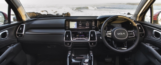 New Kia Sorento interior