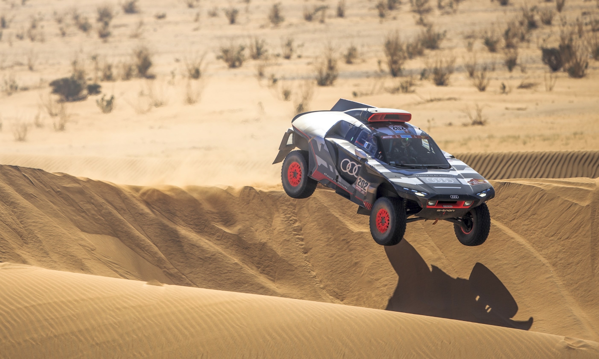 Carlos Sainz won the penultimate stage of the 2022 Dakar Rally.
