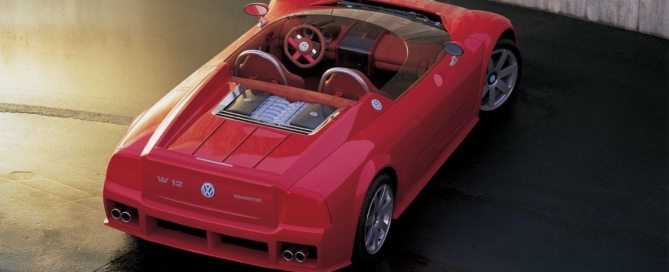 The Volkswagen W12 Concept Roadster from 1998.