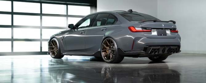 Kit aside, Vorsteiner's new VPX-101 wheels also feature on the M3.