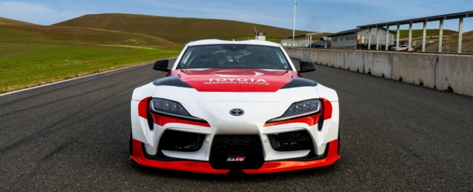 Autonomous Drifting Toyota Supra front