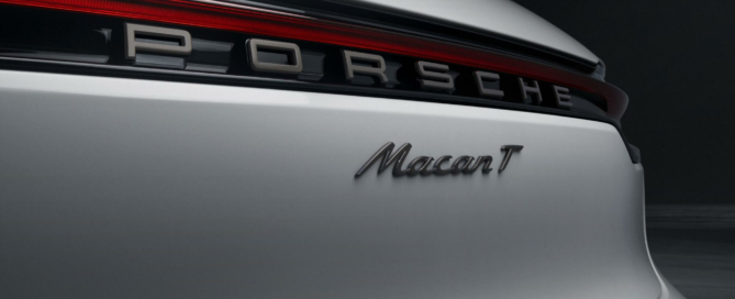Porsche Macan T badge