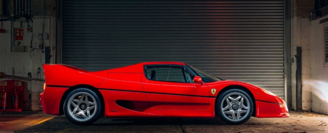RHD Ferrari F50 profile