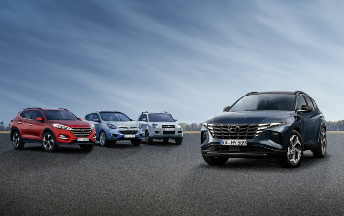 Hyundai Tucson generations