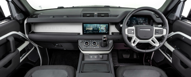 Land Rover Defender 90 D240 S interior