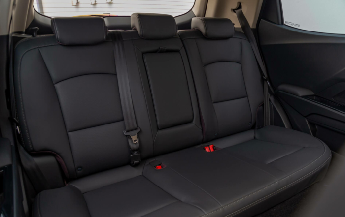 Refreshed Mahindra XUV300 rear seat