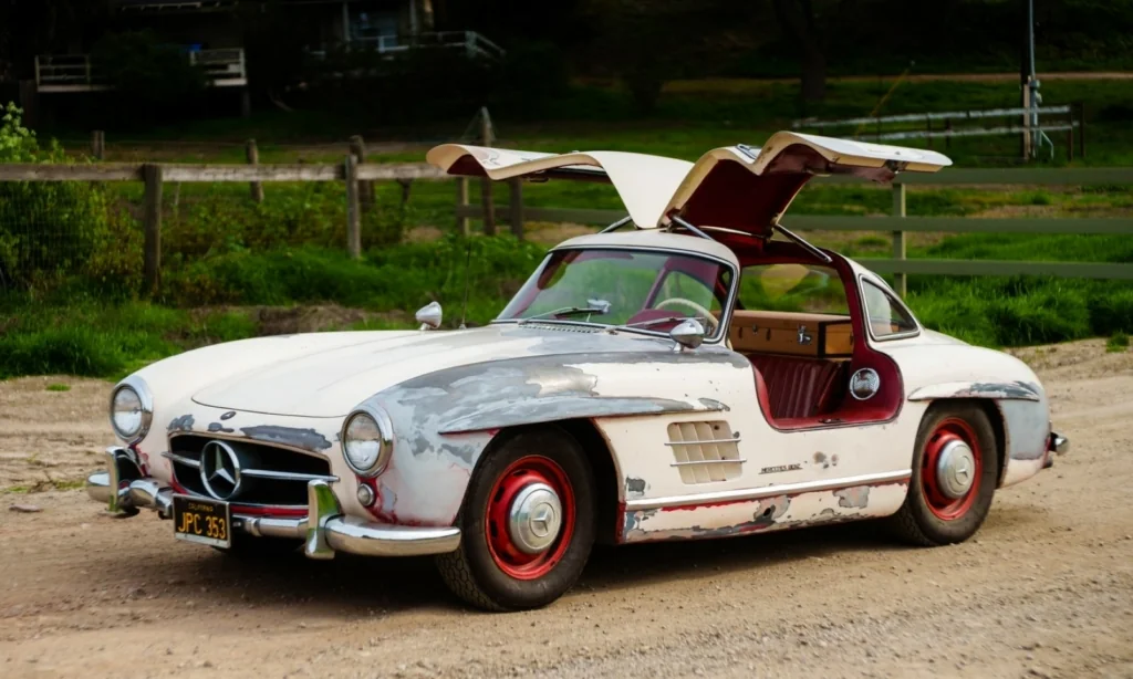 Unrestored Mercedes-Benz 300SL Gullwing (10)