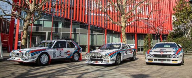 Martini Kimera 037 with Lancia rally cars