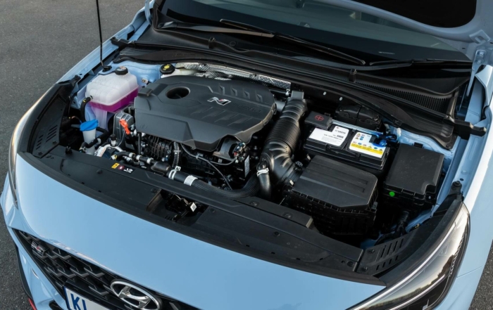 Facelifted Hyundai i30N engine