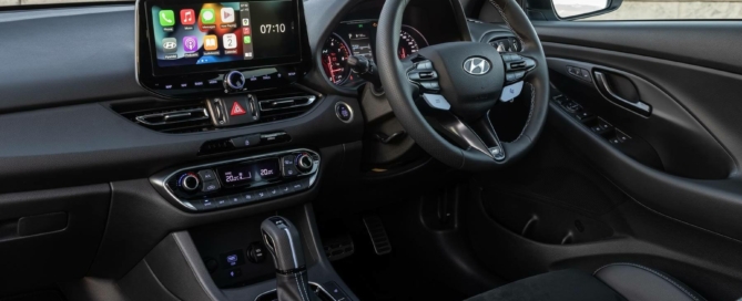 Facelifted Hyundai i30N interior