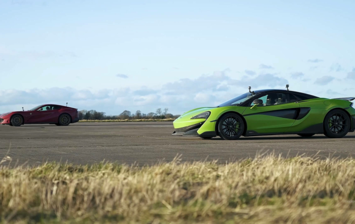 Ferrari vs McLaren Drag Race