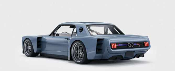 Cohn Racers restomod musclecar rear