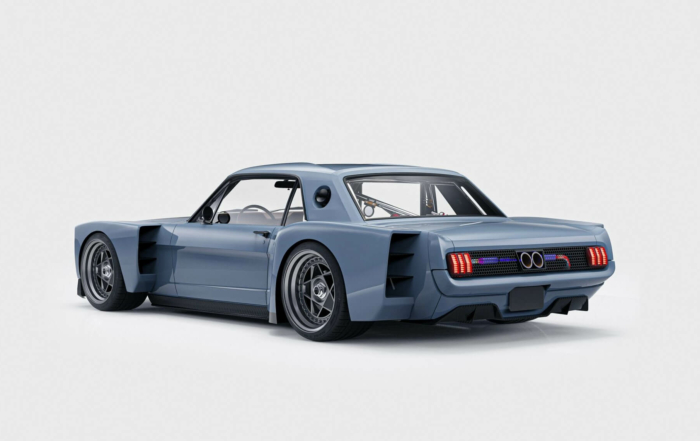Cohn Racers restomod musclecar rear