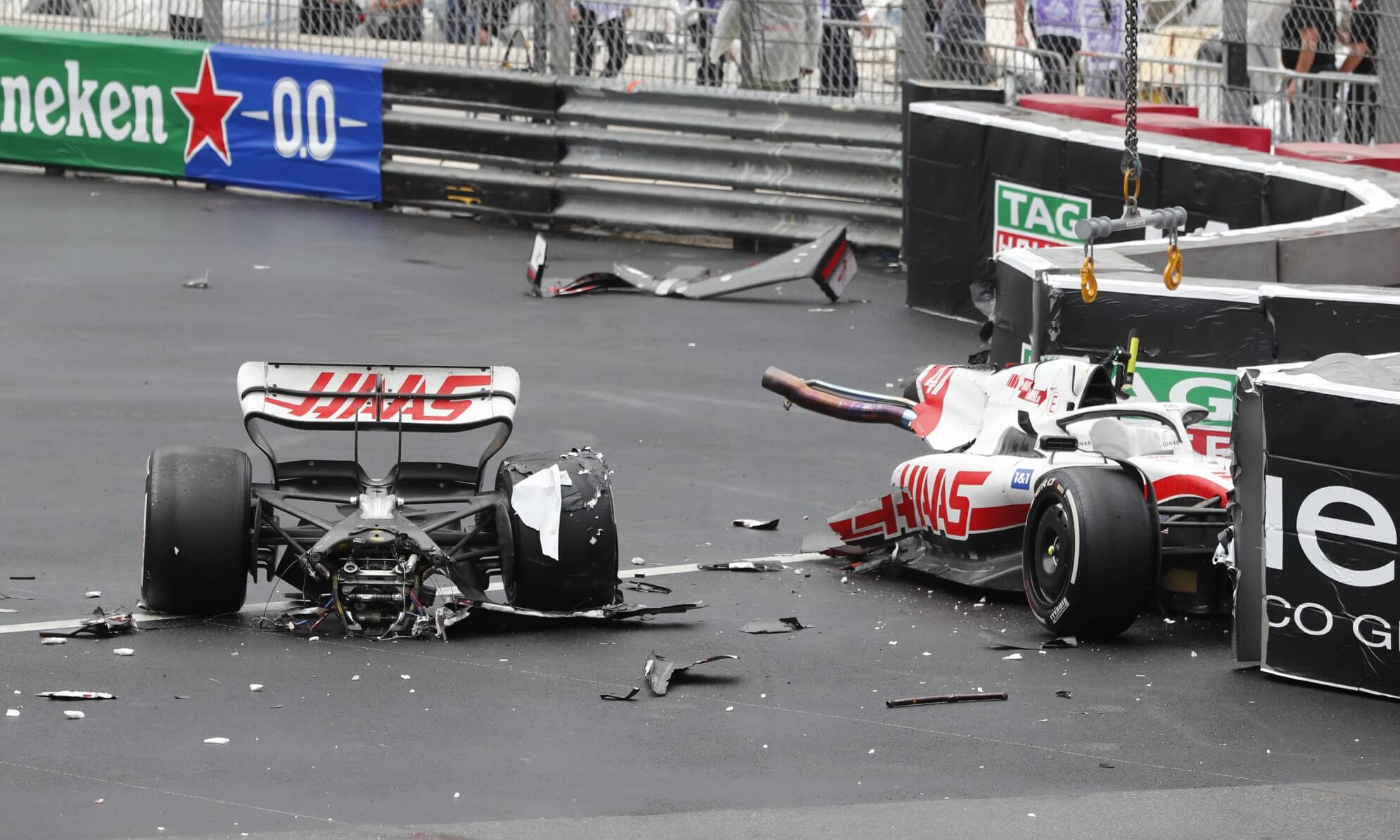 F1 Review Monaco 2022 Schumacher crash