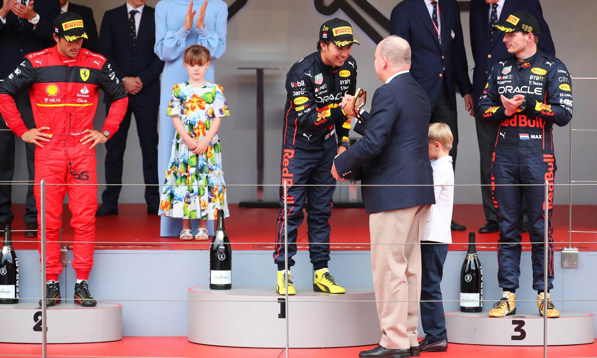 F1 Review Monaco 2022 podium