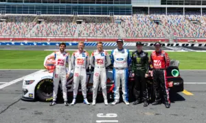 Haas Formula One Drivers Try Nascar [video]
