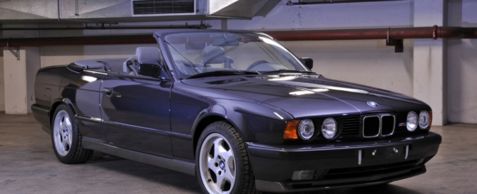 E34 BMW M5 convertible in Secret BMW M Garage