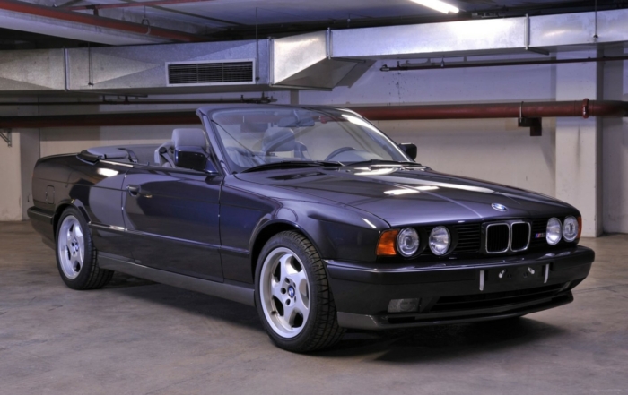 E34 BMW M5 convertible in Secret BMW M Garage