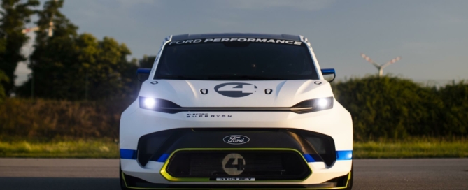 Ford Pro Electric SuperVan front