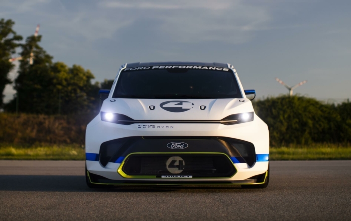 Ford Pro Electric SuperVan front
