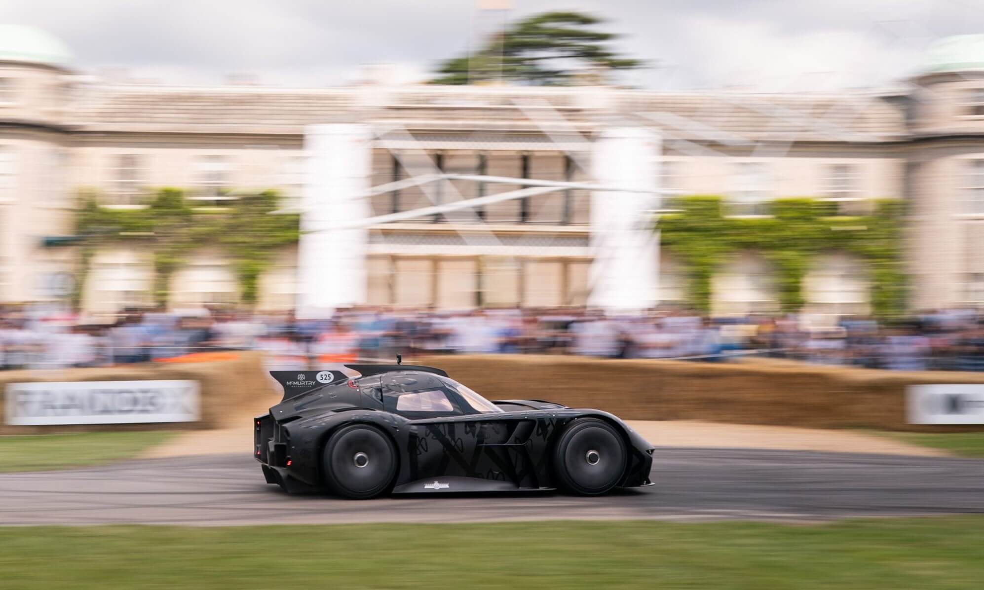 Watch an electric 'fan car' beat every car ever at Goodwood Hill