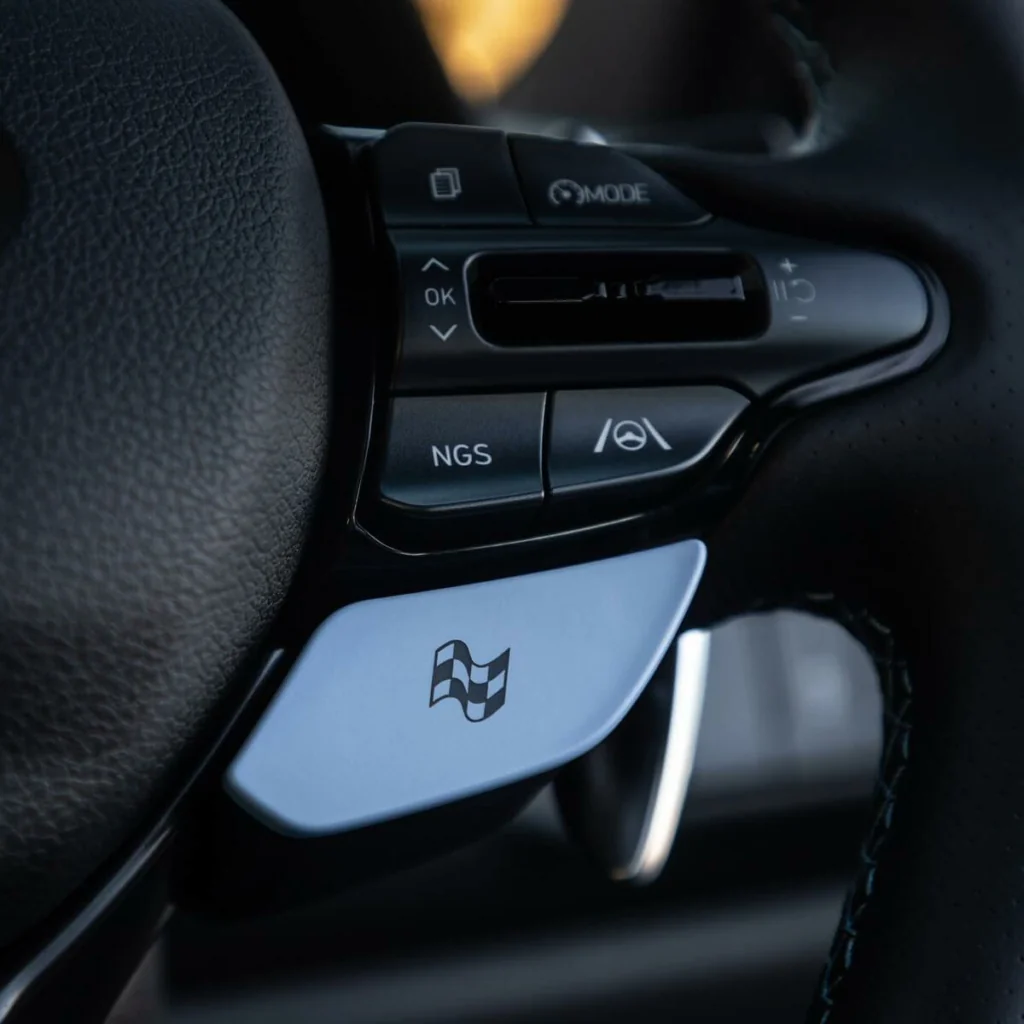 Upgraded Hyundai i30N steering wheel buttons