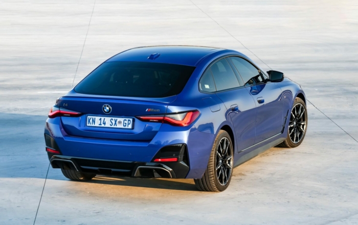BMW i4 M50 rear