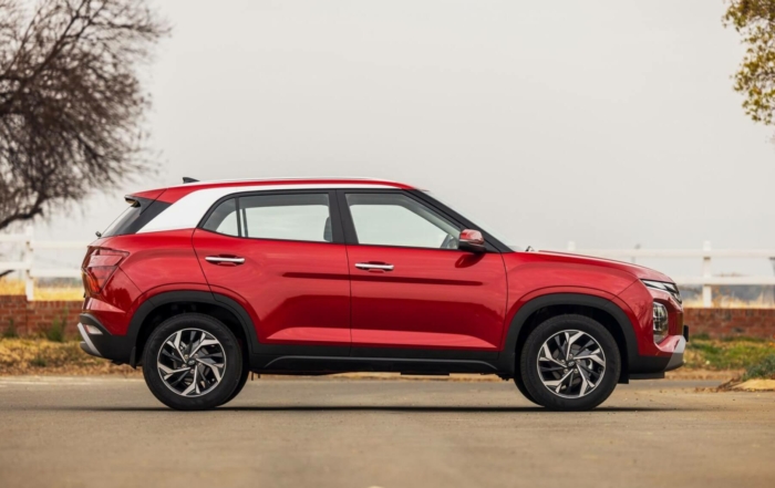 Facelifted Hyundai Creta profile