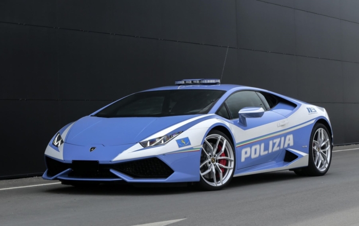Lamborghini police car