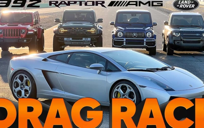 Supercar vs SUV Drag Race