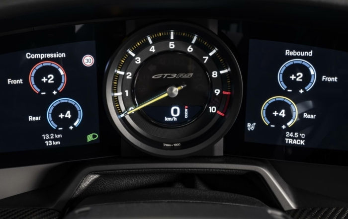 992 Porsche 911 GT3 RS instruments