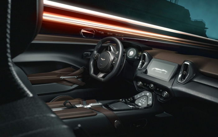 Aston Martin DBR22 cockpit