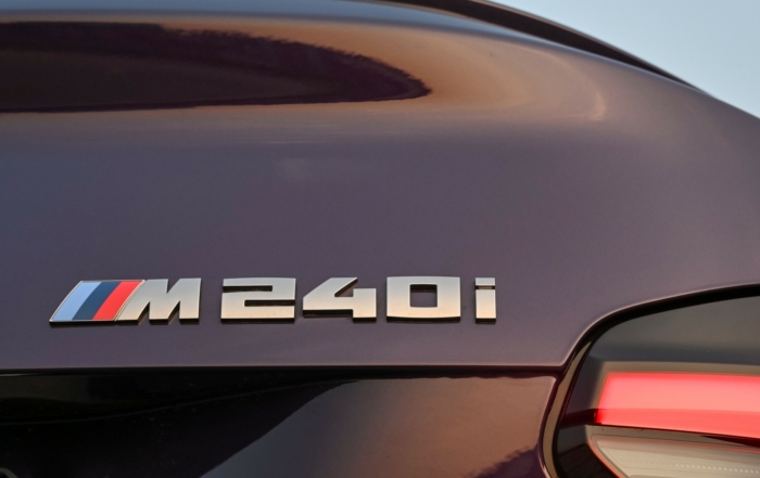 BMW M240i xDrive badge