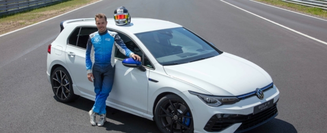 Benjamin Leuchter and the new Golf R 20 Years