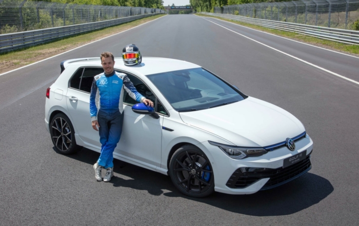 Benjamin Leuchter and the new Golf R 20 Years