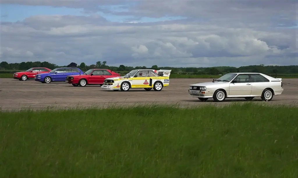 Five-Way Audi Quattro Drag Race [video]