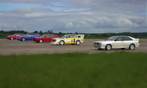 Five-Way Audi Quattro Drag Race [video]