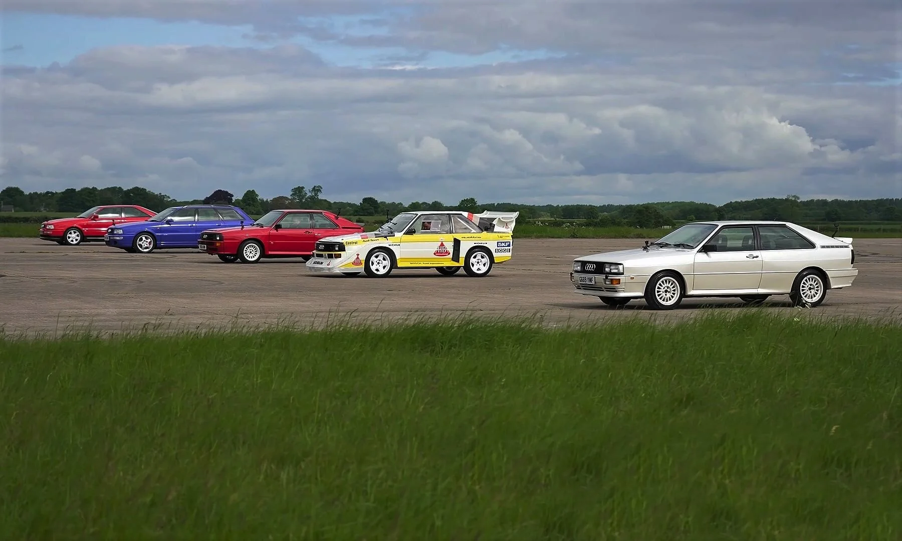 Audi Quattro Drag Race