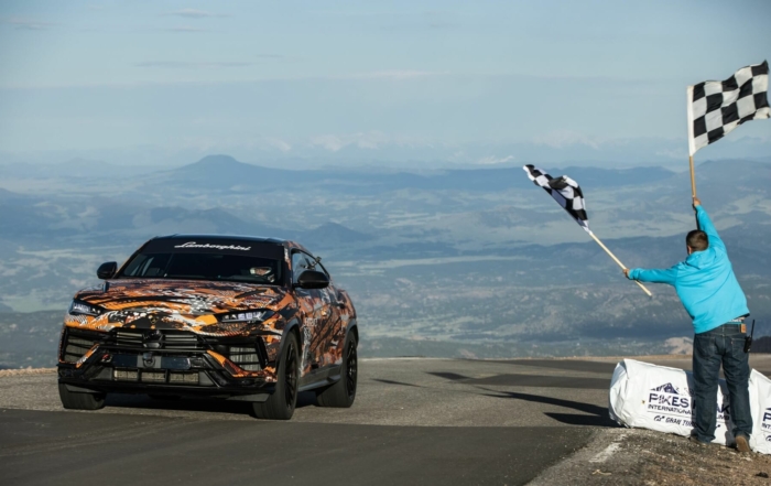New Lamborghini Urus sets Pikes Peak record