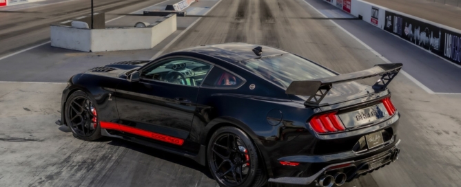 Shelby GT500 Code Red rear