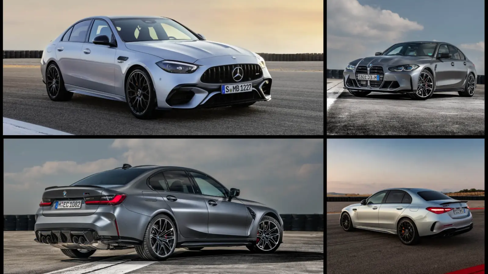 BMW M3 vs Merc-AMG C63S