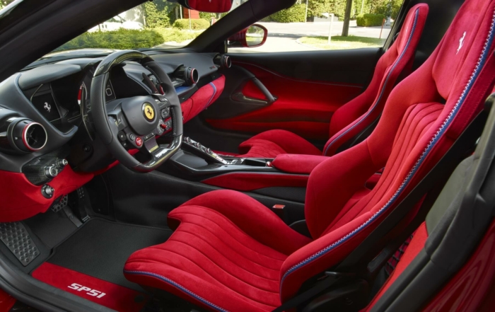 Ferrari SP51 cabin
