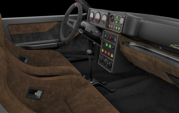 Maturo Stradale Lancia Delta Restomod interior