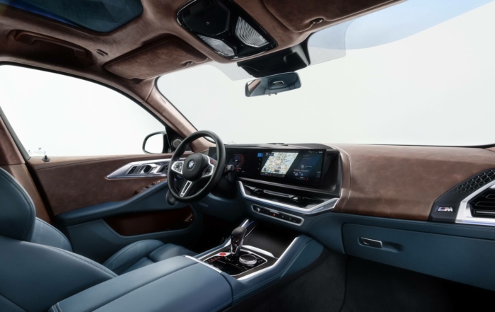 Production BMW XM SUV interior