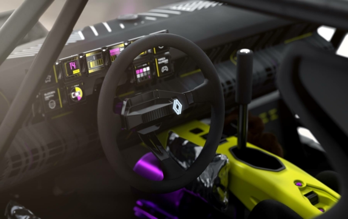 Renault R5 Turbo 3E interior