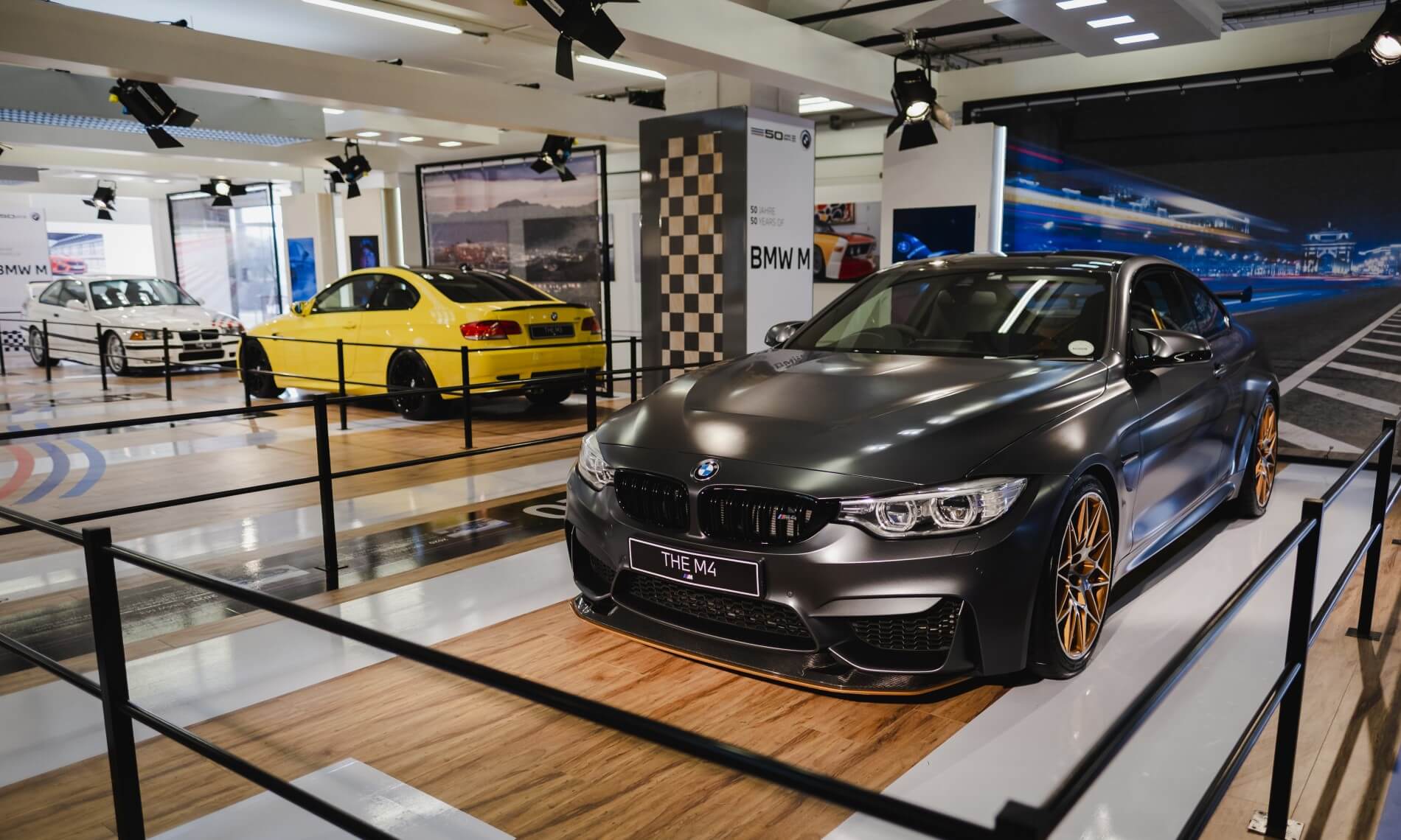 BMW M3 heritage display