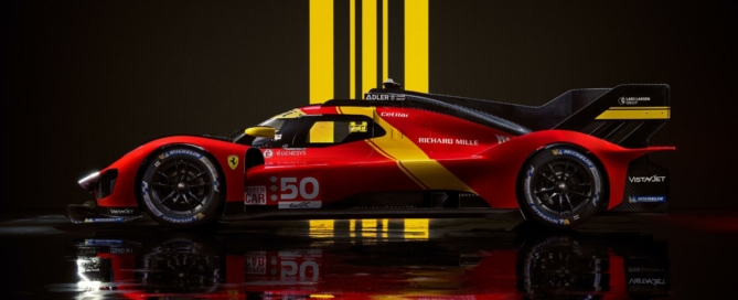 Ferrari 499P profile