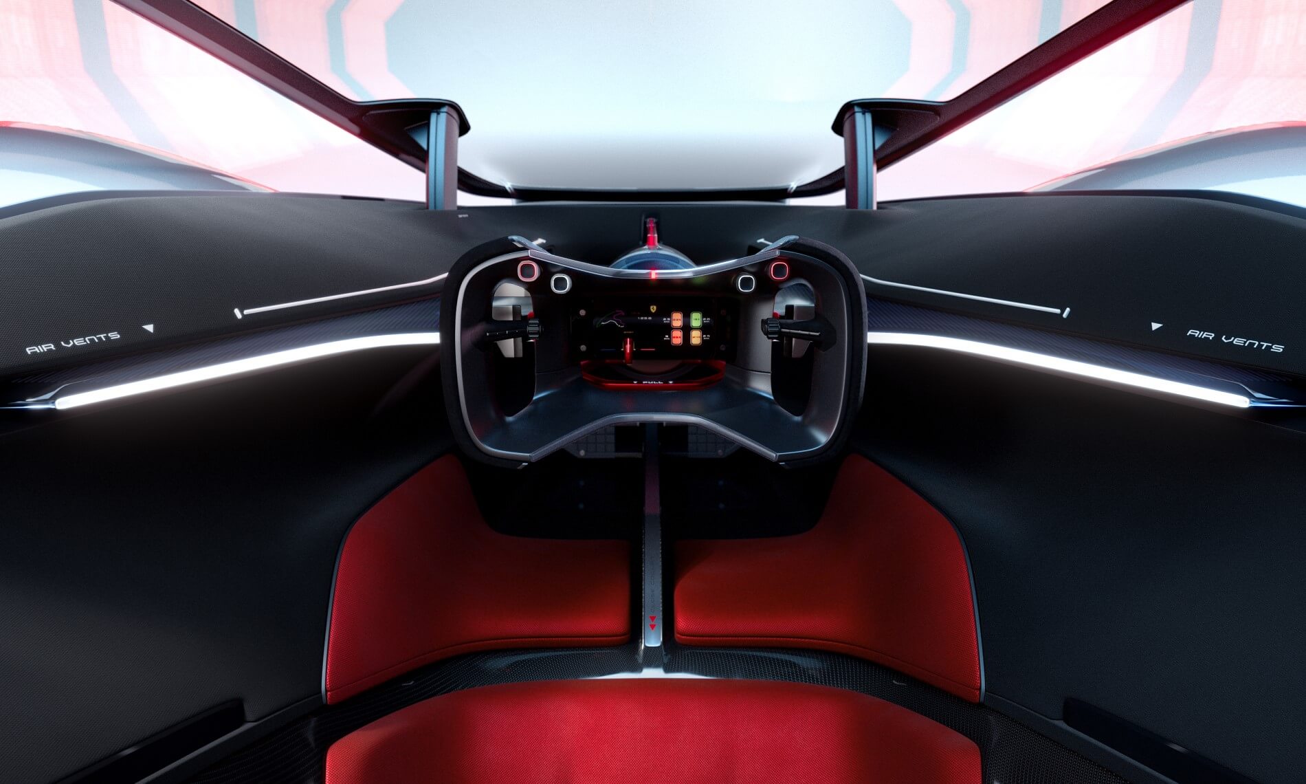 Ferrari Vision Gran Turismo cabin