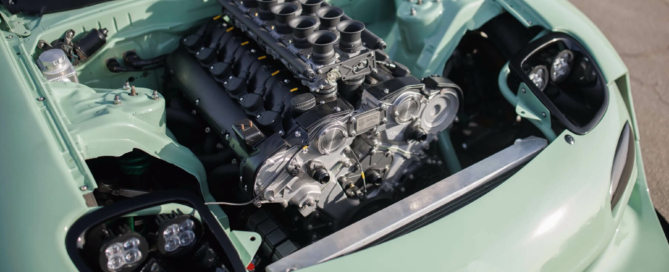 Pagani V12-Swapped RX-7 engine