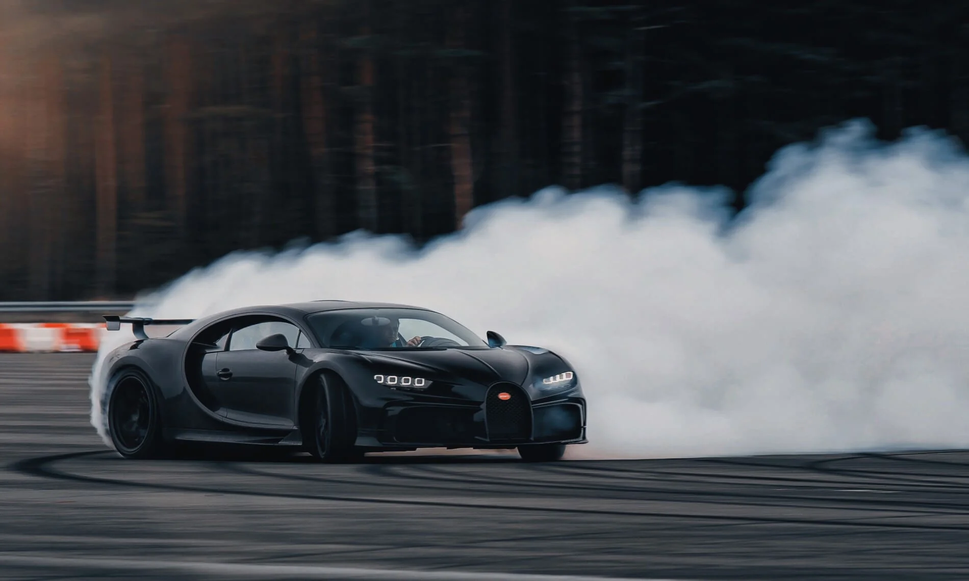 Drifting a Bugatti Chiron